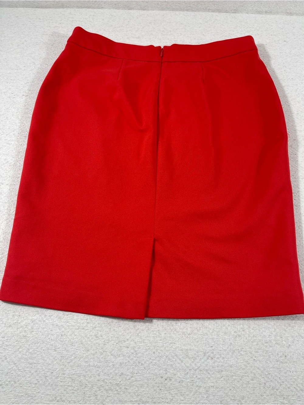 Investments Women's Pencil Skirt Orange Stretch Knit Size 8 Petite, SKU#0330 - Picture 4 of 5